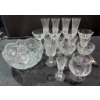 Image 1 : Cut Crystal Glassware And Bowl Collection