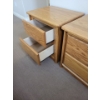 Image 4 : Pair of Oak Bedside Tables/Dressers 25x18x23