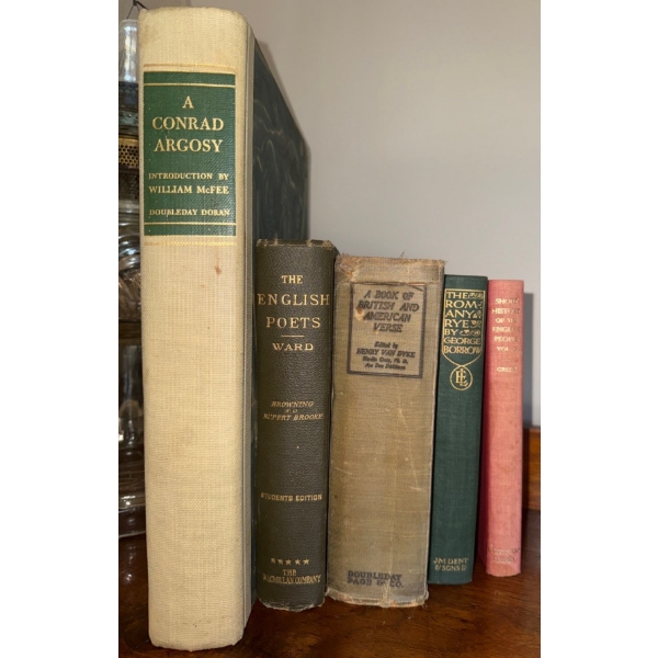 Assorted Antique Collectible Books-The English Poets, William McFee ++