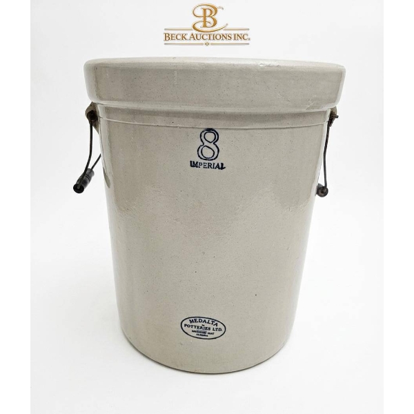Medalta Pottery 8 Imperial Crock, 17"