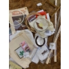 Image 3 : Assorted Cross Stich Needle Point & Embroidery Supplies - Patterns Fabric & More