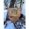 Image 1 : original Canada dry gray beverages, wooden crates 