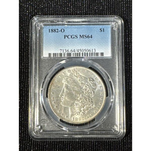 MS 64 1882 Silver Morgan Dollar