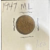 Image 4 : Box of Canadian Pennies 1937 to 1964 Some Mint State