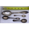 Image 1 : Silver Spoon Collection - Birks Sterling, W.E Haus, Alpacca Silber 90 & Souvenir Spoon Stamped 800. 