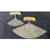 Image 3 : Indigenous Tools: Ulus w/ Bone Handles- Blades: 4 W and 7.5 W