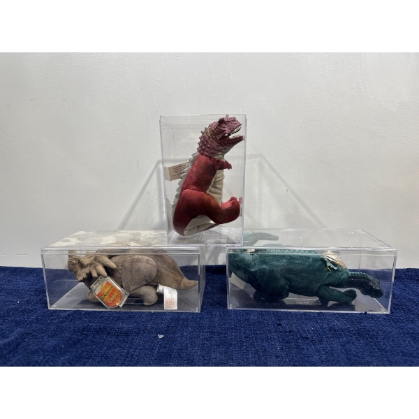 Disney Dinosaurs Plushes - Aladar, Eema, Carnotaurus