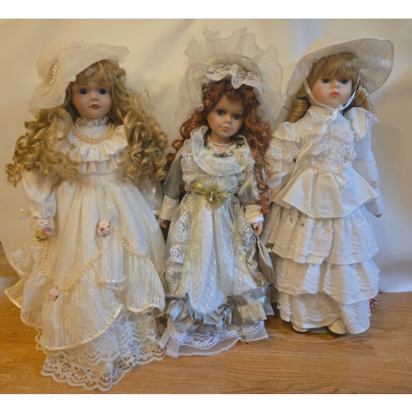 Doll Collection: Going to the Ball. Tallest is 19T 