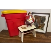 Image 1 : Home Owners Essentials - Oil on Canvas Art 15x17 Rubbermaid Ruffneck Tote w/ Lid Decor & More