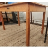 Image 8 : Rustic Wooden Desk/ Farm Table with Singular Drawer- 50"W x 30"D x 30"H