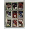 Image 1 : 35 Card Sheets with 91 Pro Set and 91 Upper Decks Hockey Cards