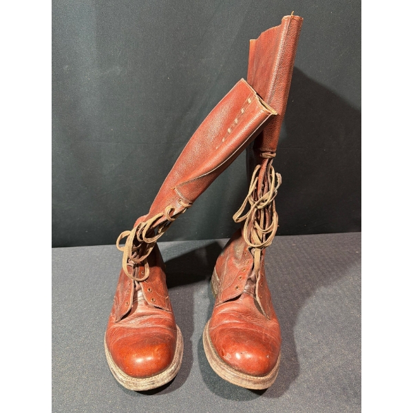 Pair of RCMP Boots - Vintage - Size Unknown but Looks like an 8 or 9