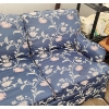 Image 4 : Vintage Floral-Patterned Ethan Allen 3 Seat Sofa - 76"W x 30"H x 36"D