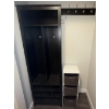 Image 1 : Front Closet/Entry Way Organizer Or Hall Tree w/shoe storage- Coat Hooks & Cupboard