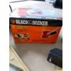 Image 3 : Tool lot Black&Decker Variable Belt Sander, tote of sandpaper, Black and Decker 5” Orbit Sander, Bla