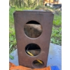 Image 3 : Wall tent, wood heater with vintage Canada post bag to carry it in