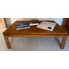 Image 1 : Solid Wood Coffee Table w/ Books  44x29x18"tall