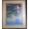 Image 6 : Gartenbach Signed Framed Print, Woman by Water, 31x36 Inches