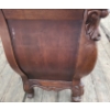 Image 5 : Wooden Dresser 39.5 W, 20 D, 33 T w/ Marble Top and 2 Drawers