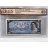 Image 1 : Graded Canadian 1954 Mod. Portrait $5 UNC Prefix: *V/S