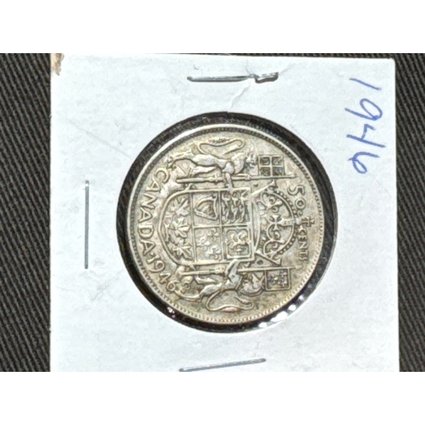 Canada 1946 Half Dollar Coin