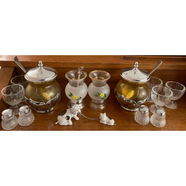 Decorative Serving Vessels 6T S+P Cream+Sugar & More