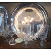 Image 5 : Contents of Cabinet, Silver Plated Trays, Decanter, Glasses, Cups & more