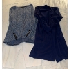 Image 4 : Ladies Outerwear - Over Sized Hoody White Capris Printed Tops & more Size L