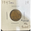 Image 3 : Box of Canadian Pennies 1937 to 1964 Some Mint State