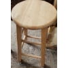 Image 5 : Painted Accent Table 13 X 13, 27 T, Stool 1" Diameter Seat, T and Stackable Stools