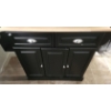 Image 1 : Kitchen Island w/ Storage Drawers and Cupboard 44 W, 18 D, 35 T 