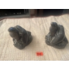 Image 2 : Wolf Original Soapstone Carvings Seal and Pup (2)