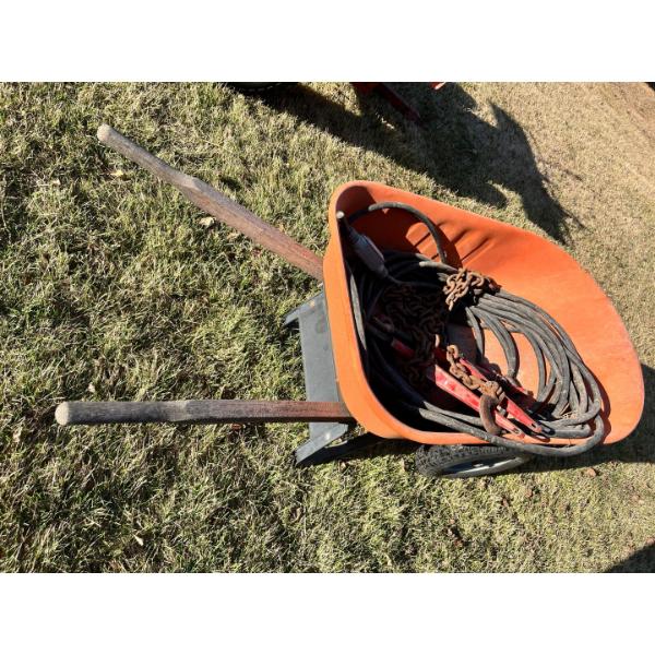Wheel barrel, wiring and more. 