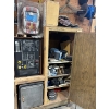 Image 1 : AC/DC stinger two welder with several welding rods, including number of grinding discs welding mask