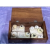 Image 1 : Collection of Unauthenticated Loose Gemstones in a Wooden Box