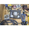 Image 4 : Milwaukee Cordless Grease Gun, Motomaster Charger, Hoist Chains and Shop Table