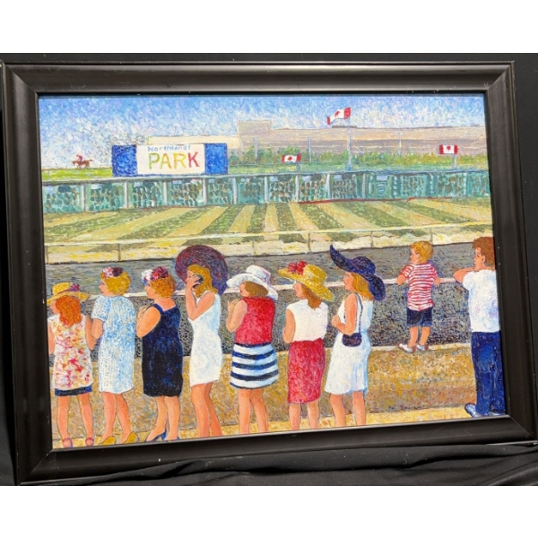 Vintage Northlands Park Framed Artwork