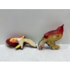 Image 2 : Chalk Birds, Pair of Parrots H