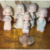 Image 5 : Precious Moments Porcelain Mini Figurines Decorative Plates 3.5T & Bunny Bride 