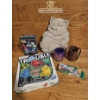 Image 1 : Miscellaneous Items: Board Game, Poker Chips, Garden Sculpture, and Mugs