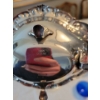 Image 3 :  Sterling Martini Glass & BIRKS Sterling Salts/Nuts Tray 