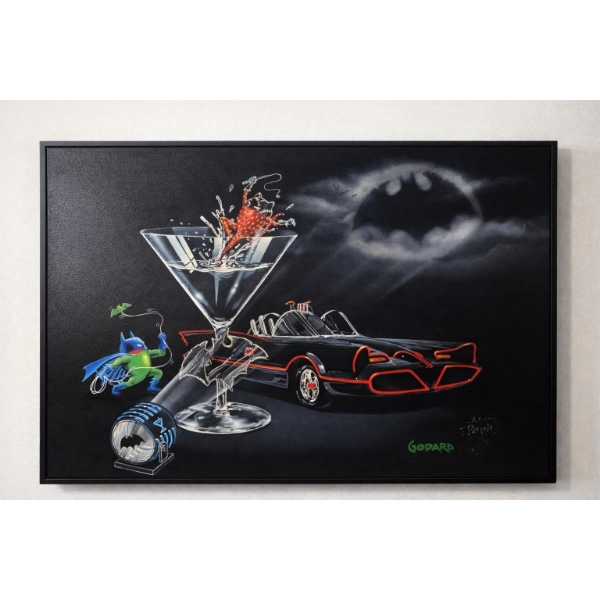 Michael Godard Artist Proof (AP) 44/50 On Canvas BAT-TINT Hand Embellished Sketch By Artist Signed 