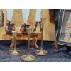 Image 7 : African Figurine, Big Ben & London Framed Art African woman Metal Wall Plaque Brass Candlesticks.