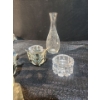 Image 5 : Glass Candle Holders & Vase