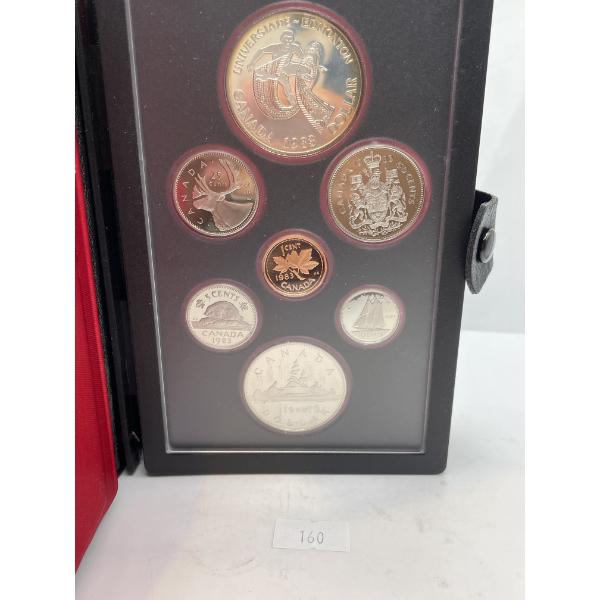 1983 Canada Edmonton, AB World University Games Proof Double Dollar Set