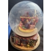Image 8 : Decorative Globes and Blue Box w/ Holiday Scene  5.5 W, 5.5 D, 5 T 
