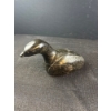 Image 1 : Carved soapstone Inuit Loon with label 10”