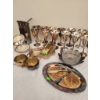 Image 1 : 12 Silver Plated Goblets with Ornate Accents