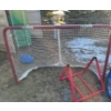 Image 1 : EZ Goal Net = Canadian Official Size Goalie Net w/ Supportive Skating Fall Guard 