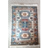 Image 1 : Stunning Tashkano 100% Art Silk Rug, Tribal Pattern, Made in Belgium - 55x37 